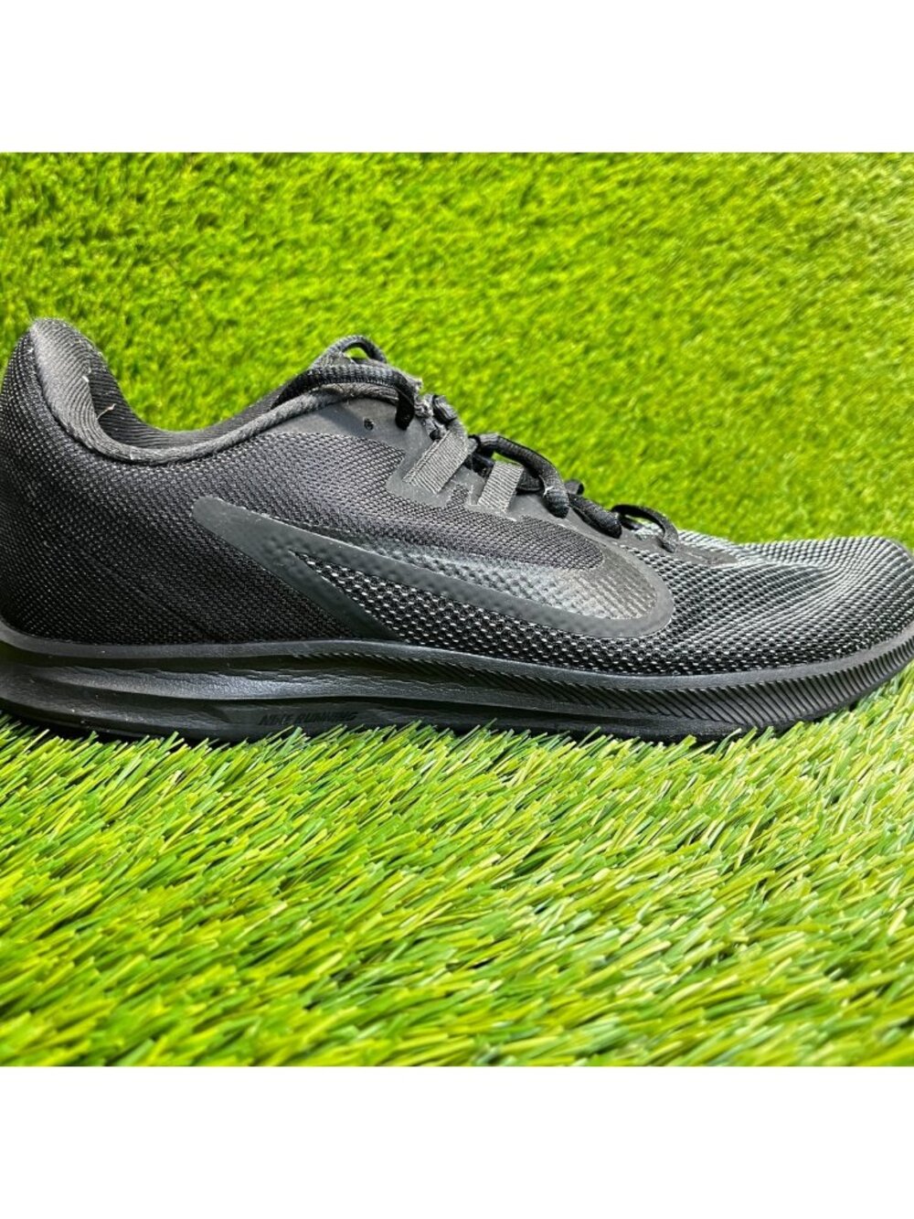 Nike Downshifter 9 Womens Size 11 Triple Black Athletic Running Shoes Sneakers